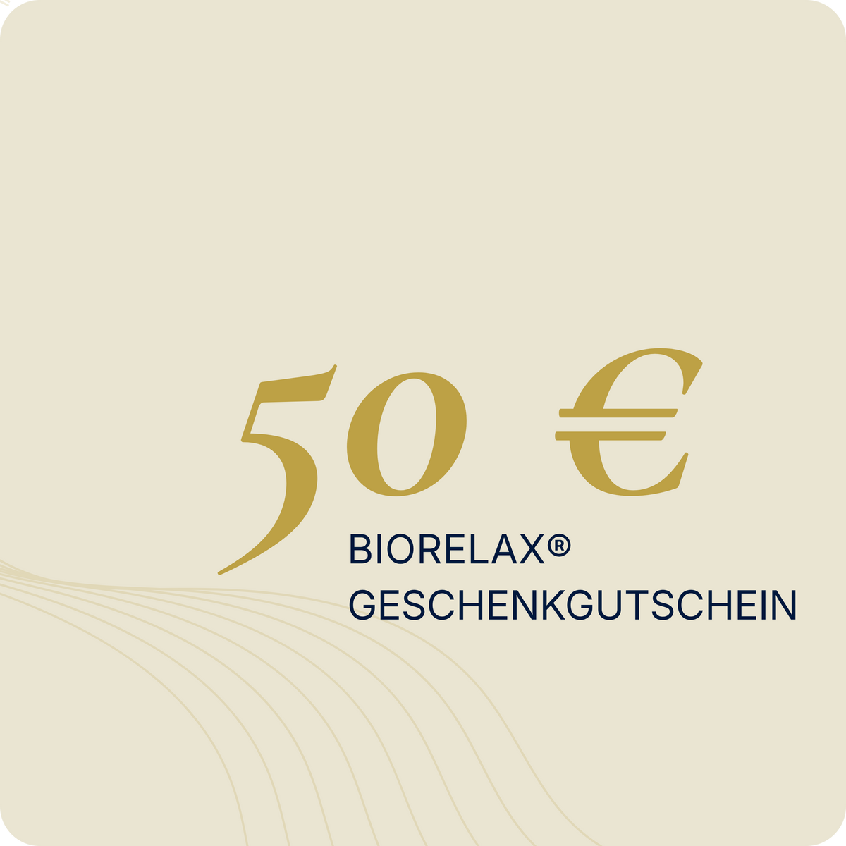 BIORELAX® Geschenkgutschein